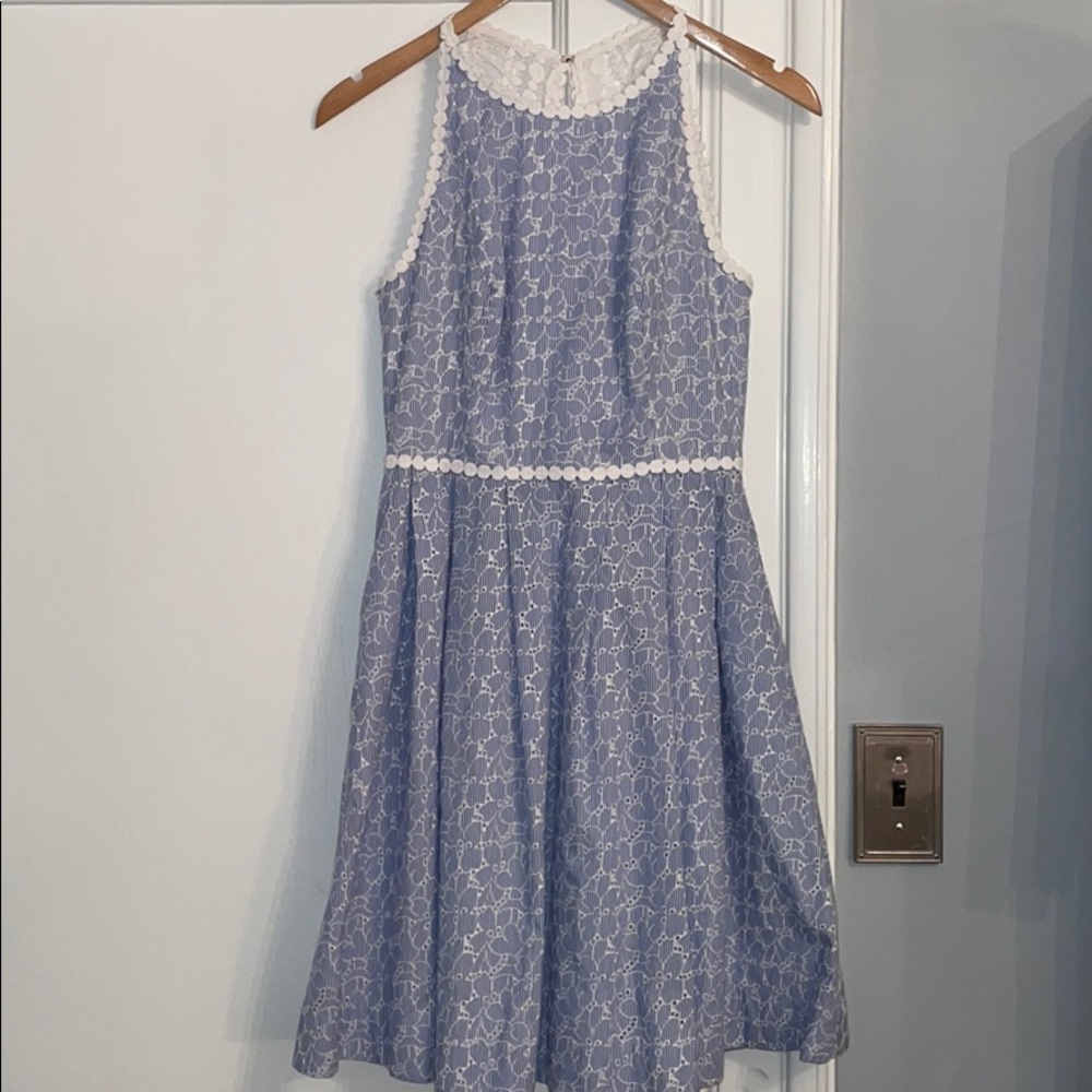 Lily Pulitzer Dress Blue and White